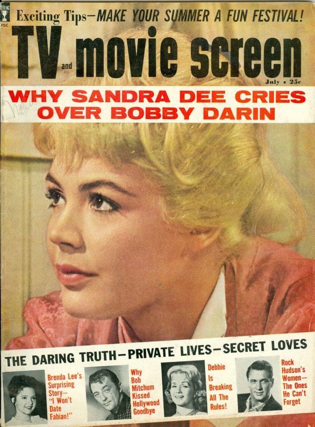 TV AND MOVIE SCREEN magazine side cover July 1961