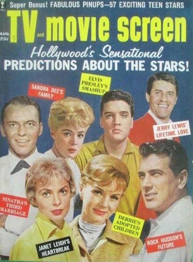 TV AND MOVIE SCREEN magazine side cover August 1961