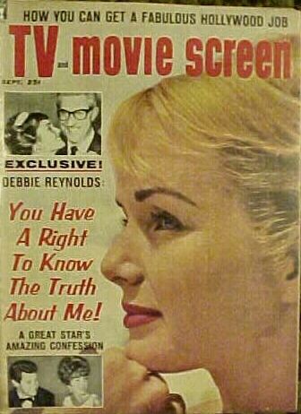 TV AND MOVIE SCREEN magazine side cover September 1961