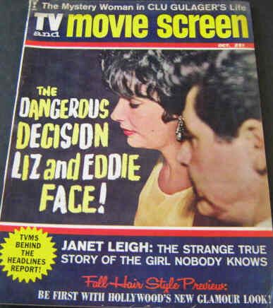 TV AND MOVIE SCREEN magazine side cover October 1961