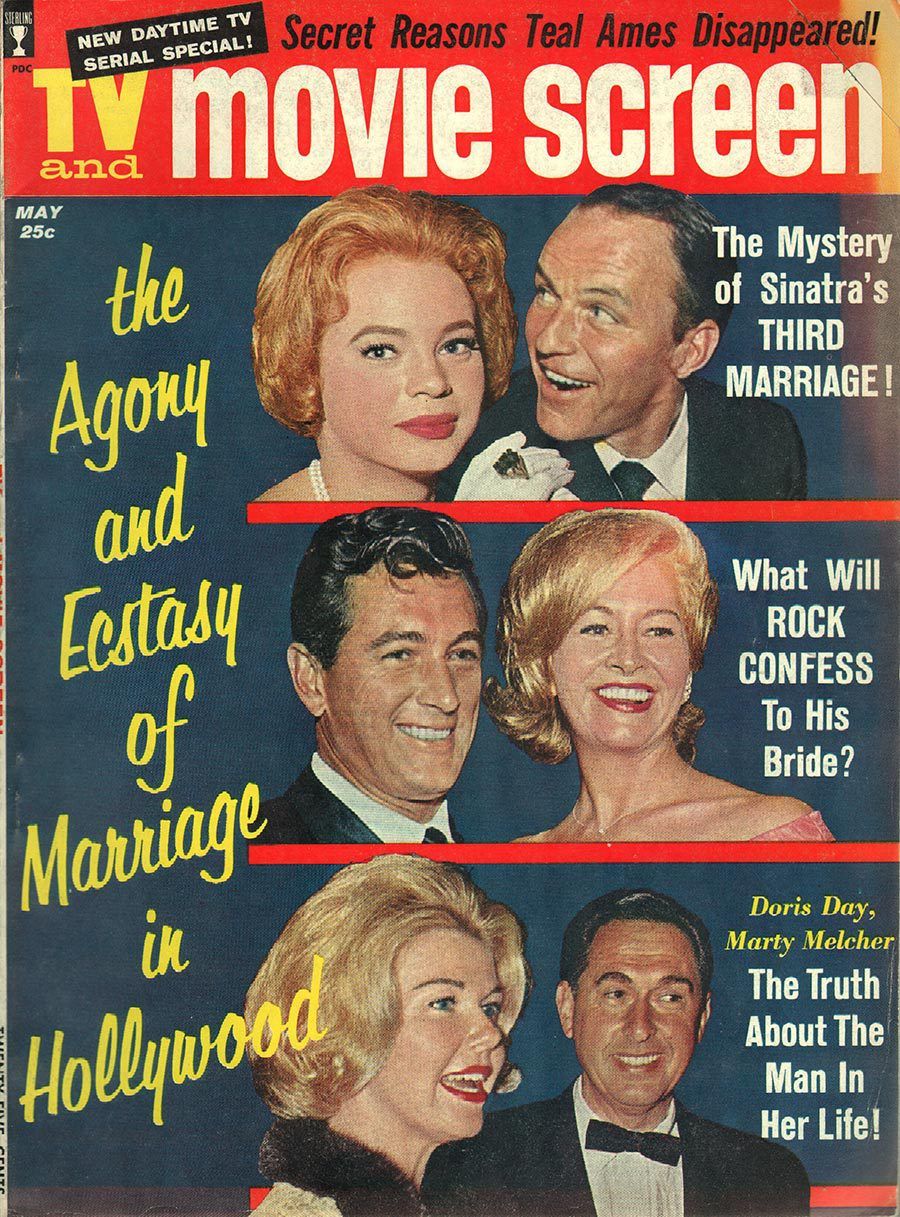 TV AND MOVIE SCREEN magazine side cover  Vol 9 # 6 May 1962