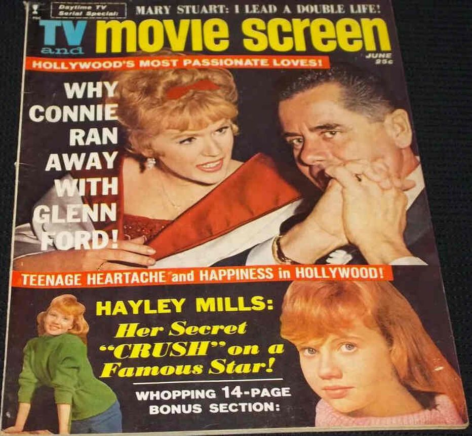 TV AND MOVIE SCREEN magazine side cover June 1962