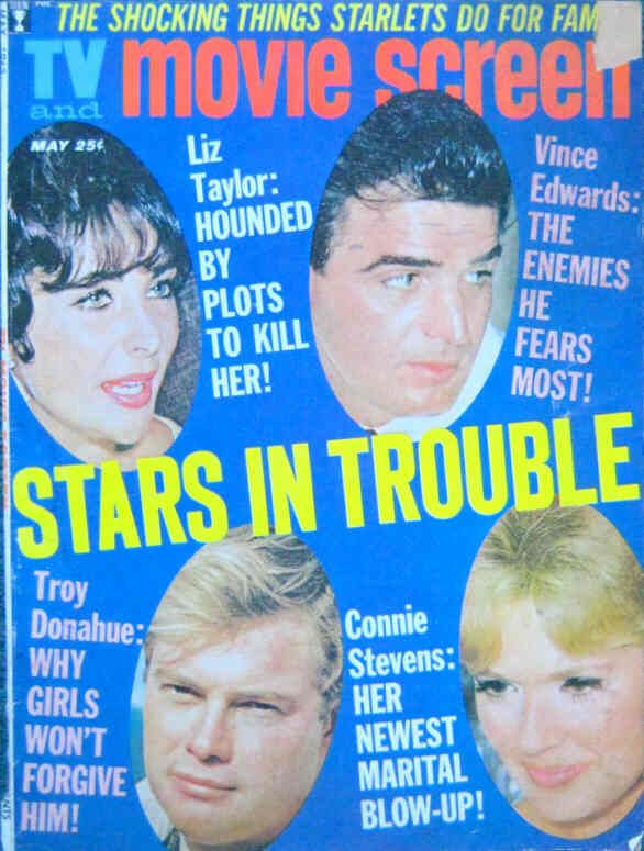 TV AND MOVIE SCREEN magazine side cover May 1963