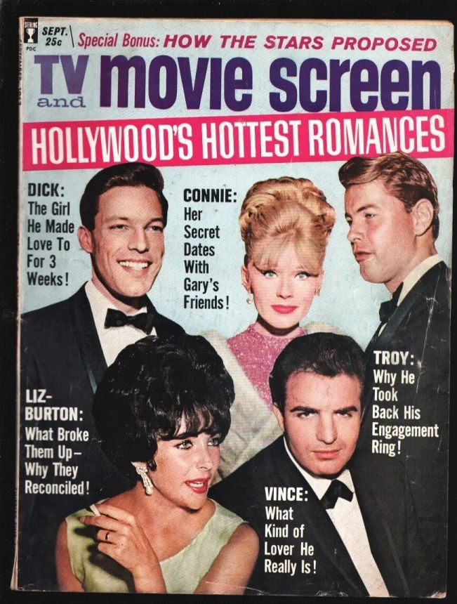 TV AND MOVIE SCREEN magazine side cover September 1963