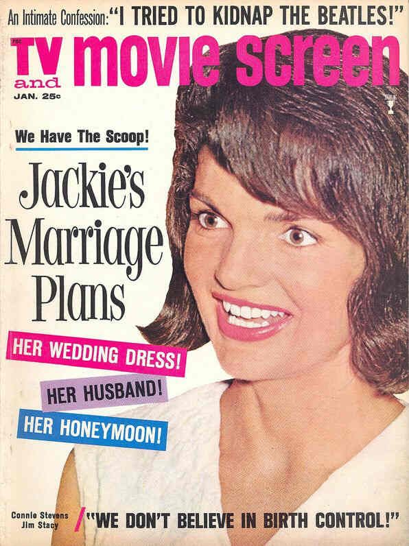TV AND MOVIE SCREEN magazine side cover January 1965