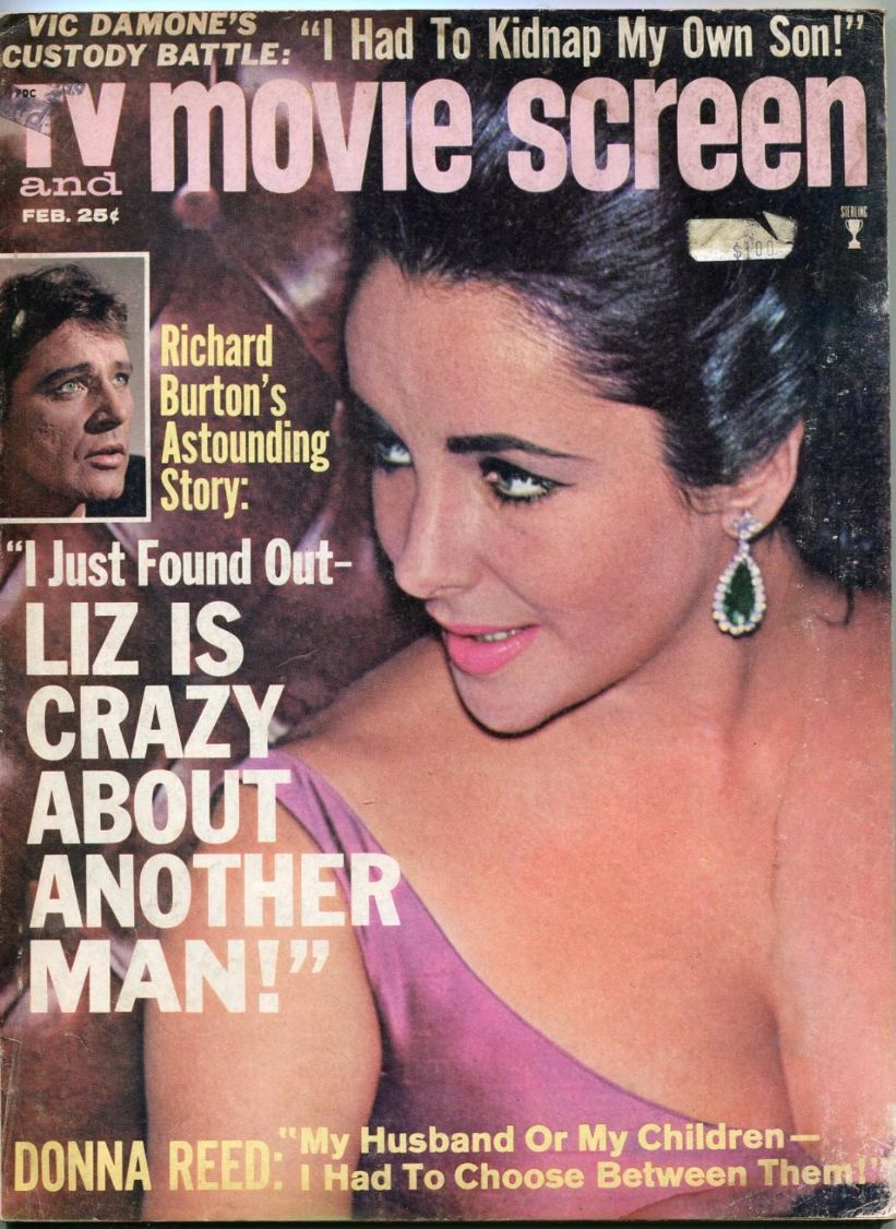 TV AND MOVIE SCREEN magazine side cover February 1965