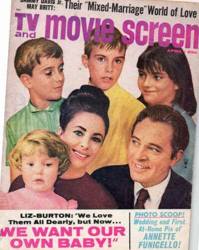 TV AND MOVIE SCREEN magazine side cover April 1965