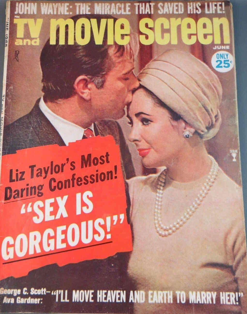 TV AND MOVIE SCREEN magazine side cover June 1965