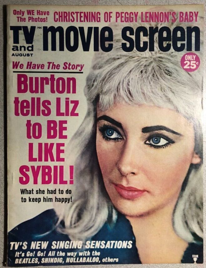 TV AND MOVIE SCREEN magazine side cover August 1965
