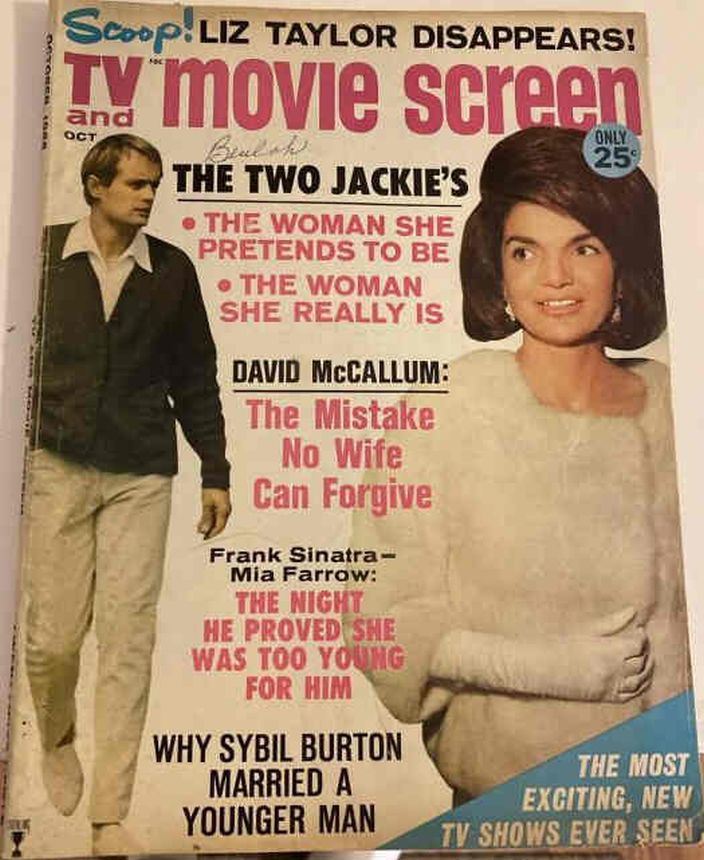 TV AND MOVIE SCREEN magazine side cover October 1965