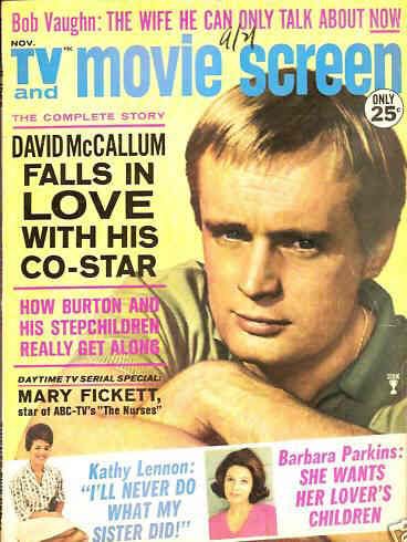 TV AND MOVIE SCREEN magazine side cover November 1965