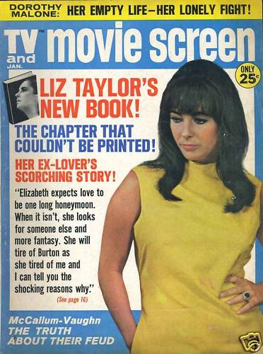 TV AND MOVIE SCREEN magazine side cover January 1966