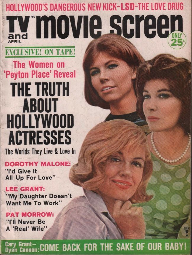 TV AND MOVIE SCREEN magazine side cover April 1966