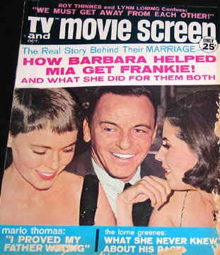 TV AND MOVIE SCREEN magazine side cover October 1966