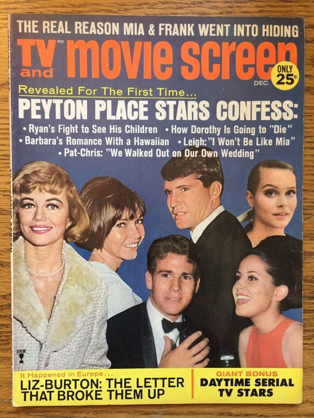 TV AND MOVIE SCREEN magazine side cover December 1966