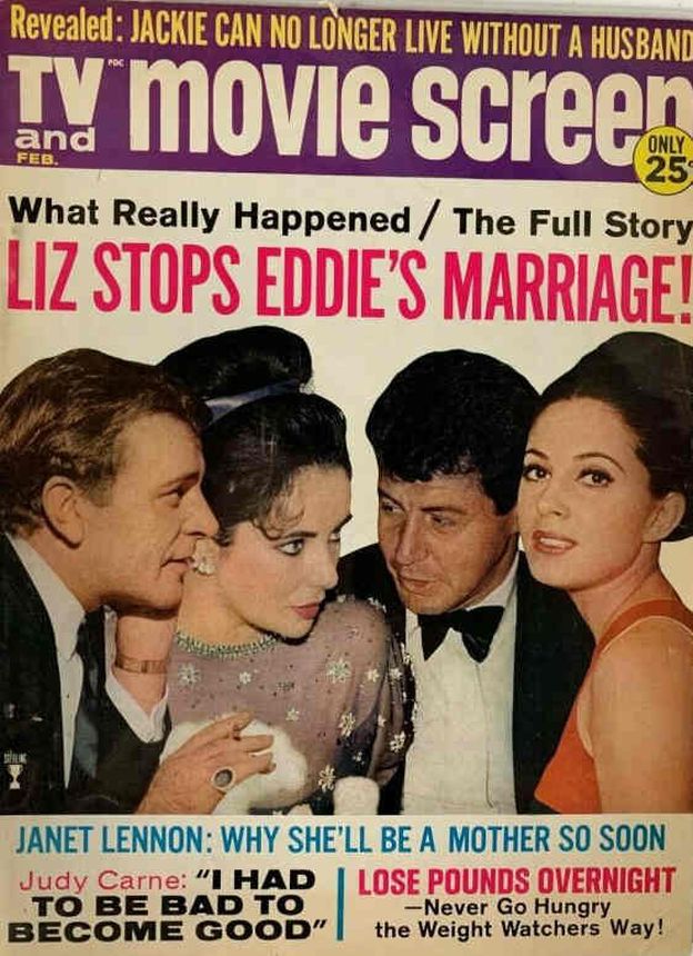 TV AND MOVIE SCREEN magazine side cover February 1967