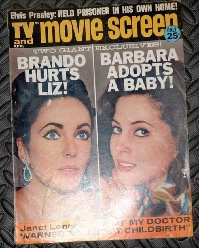 TV AND MOVIE SCREEN magazine side cover April 1967