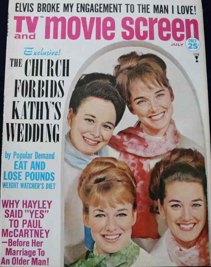 TV AND MOVIE SCREEN magazine side cover July 1967
