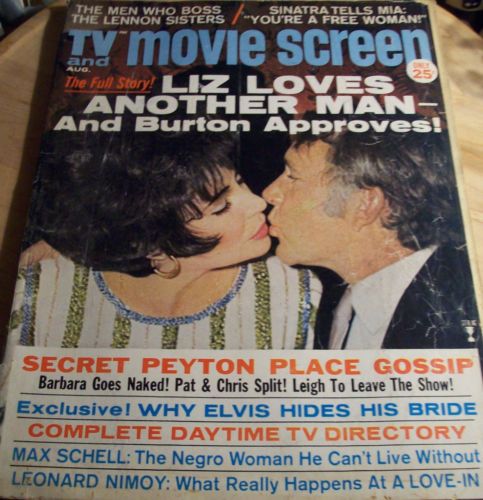 TV AND MOVIE SCREEN magazine side cover August 1967