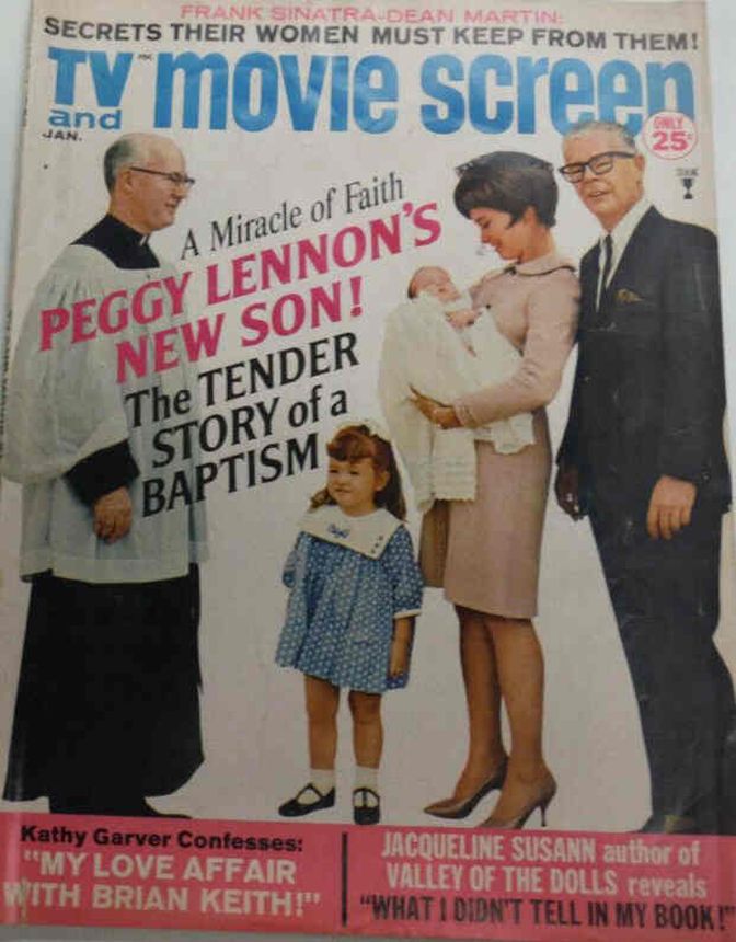 TV AND MOVIE SCREEN magazine side cover January 1968