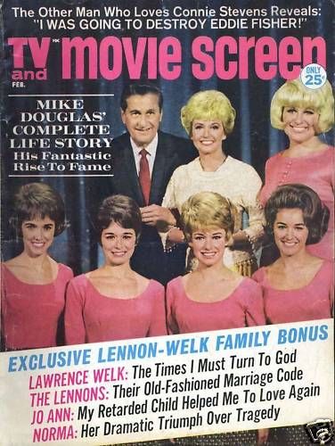TV AND MOVIE SCREEN magazine side cover February 1968