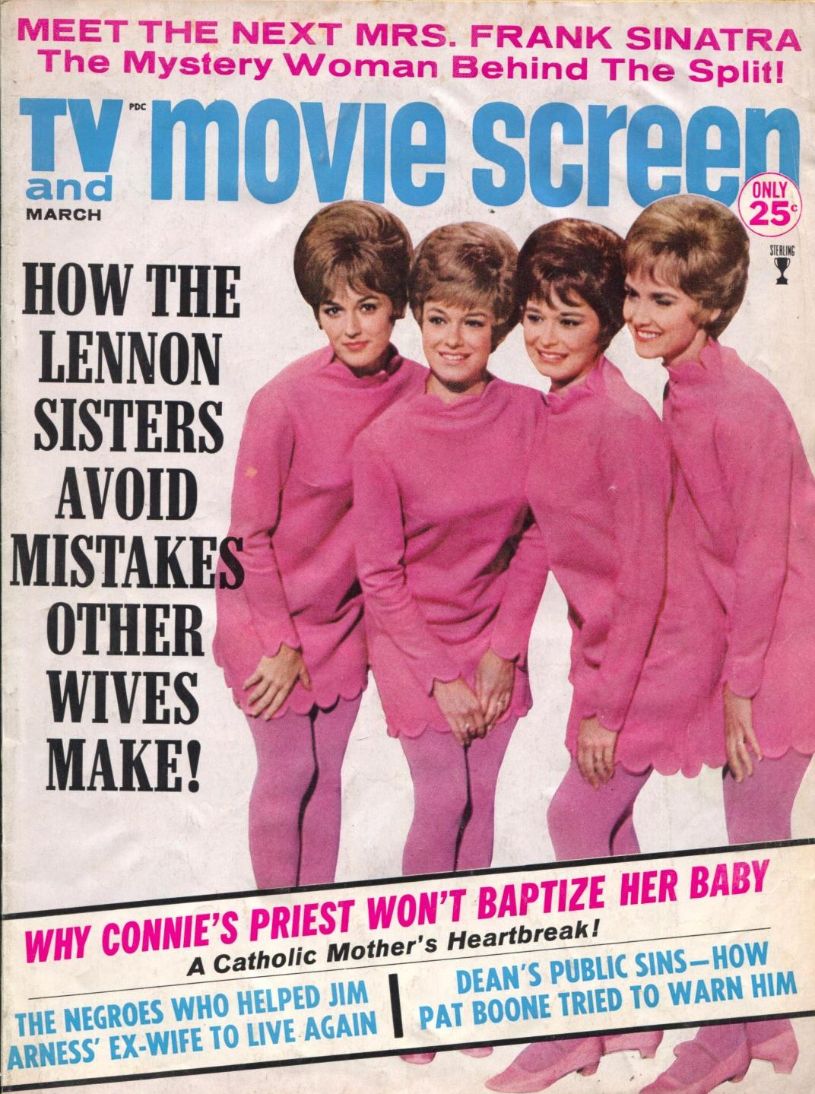 TV AND MOVIE SCREEN magazine side cover March 1968