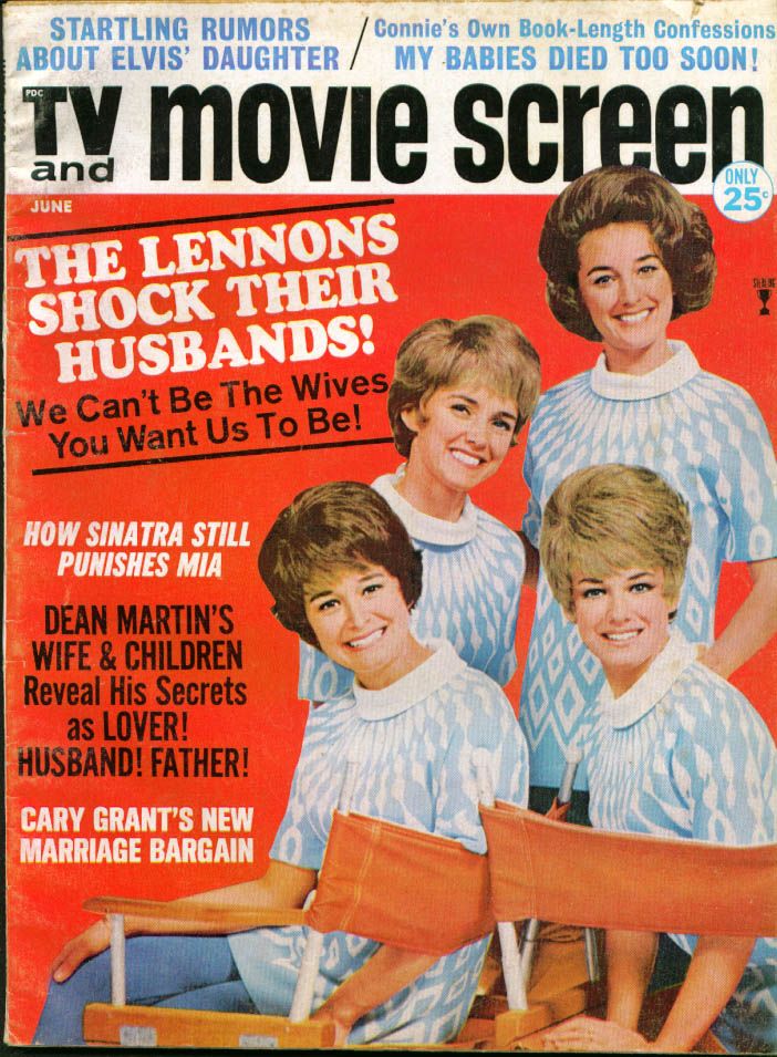 TV AND MOVIE SCREEN magazine side cover June 1968