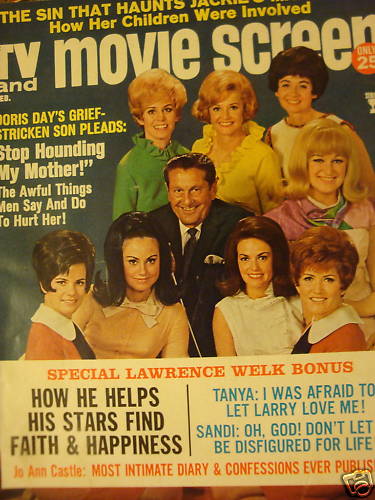 TV AND MOVIE SCREEN magazine side cover February 1969