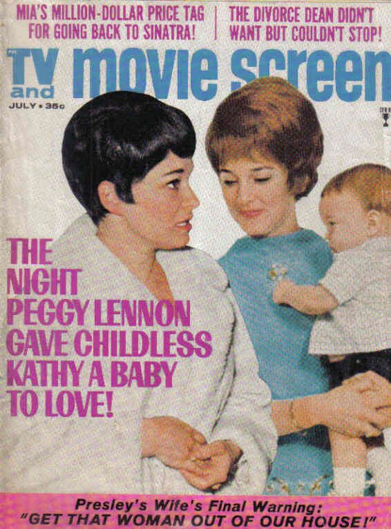TV AND MOVIE SCREEN magazine side cover July 1969