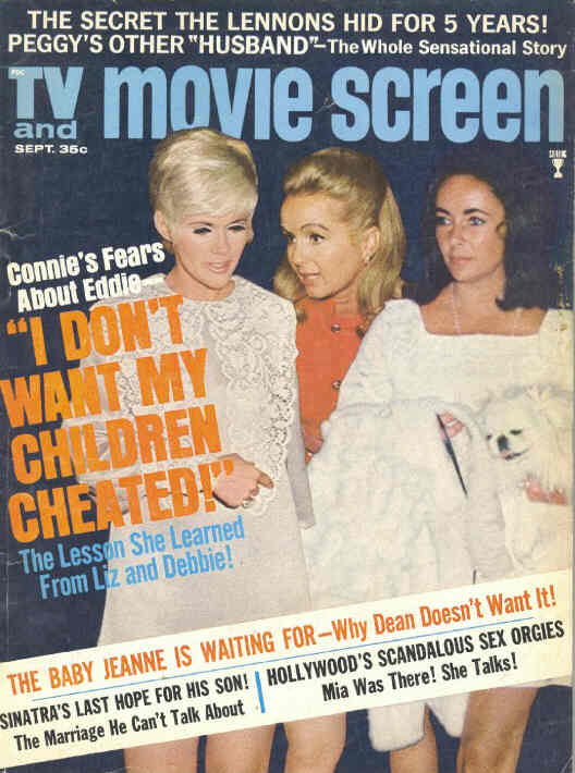 TV AND MOVIE SCREEN magazine side cover September 1969