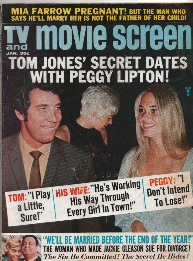 TV AND MOVIE SCREEN magazine side cover January 1970
