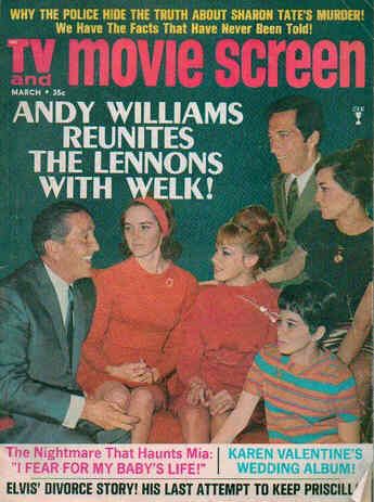 TV AND MOVIE SCREEN magazine side cover March 1970