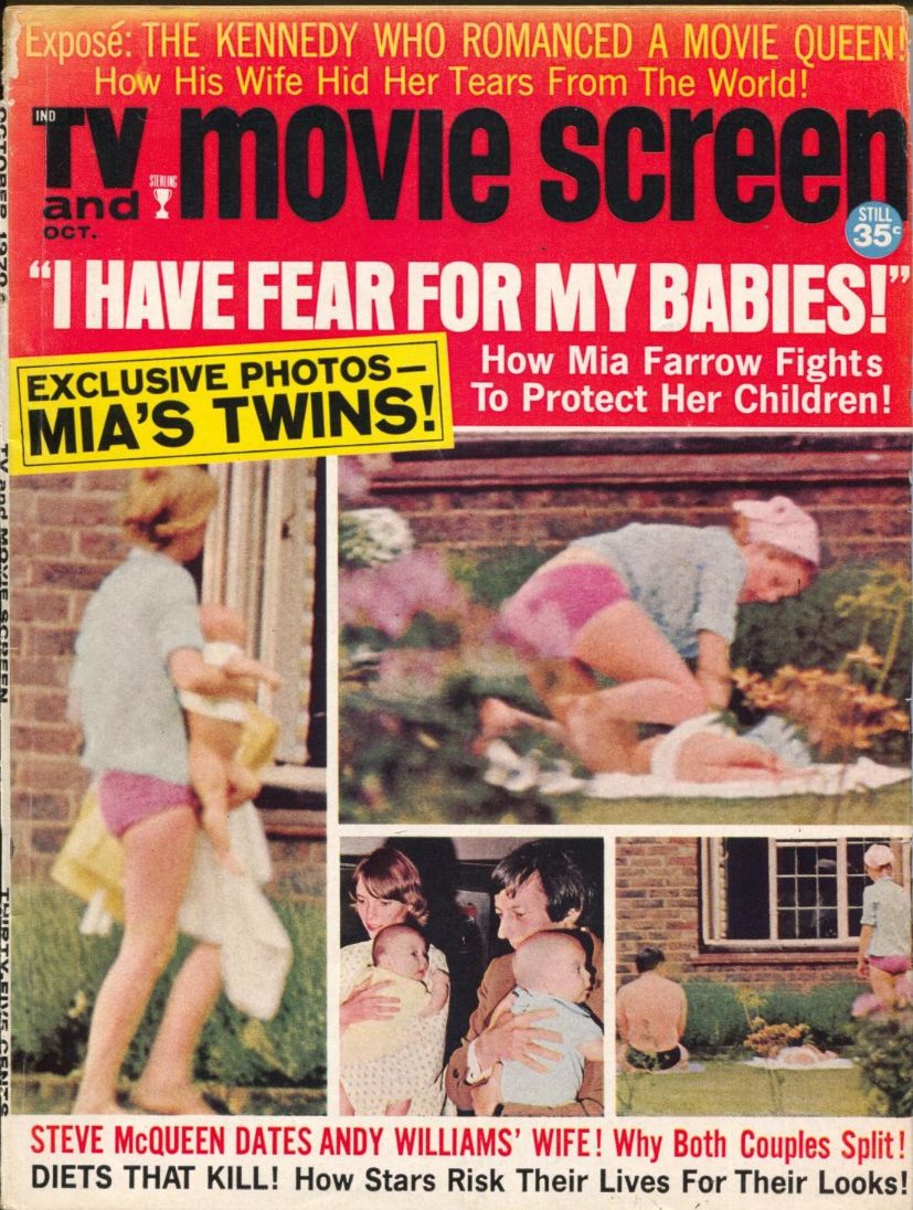 TV AND MOVIE SCREEN magazine side cover October 1970