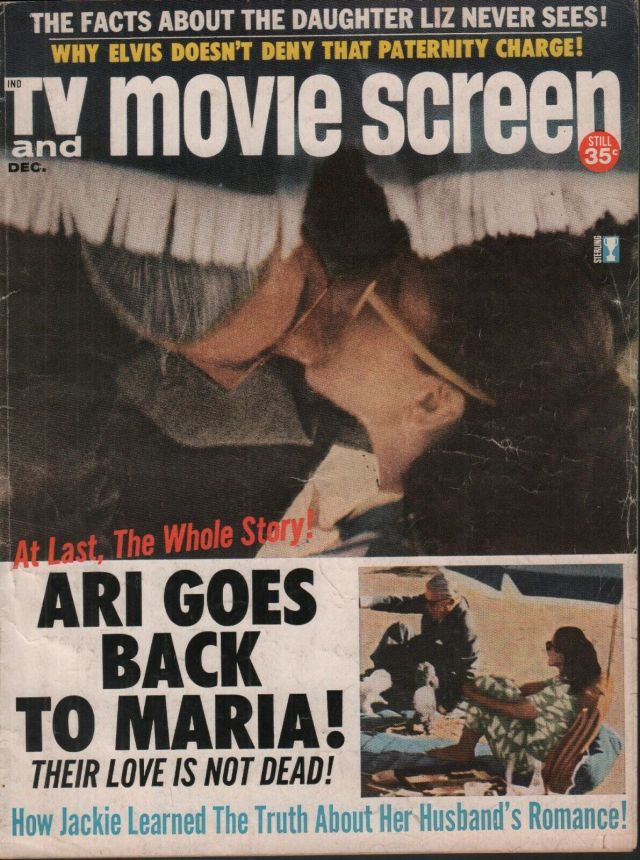 TV AND MOVIE SCREEN magazine side cover December 1970