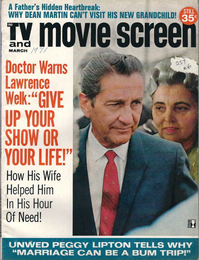 TV AND MOVIE SCREEN magazine side cover March 1971