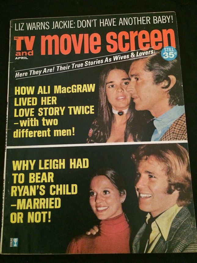 TV AND MOVIE SCREEN magazine side cover April 1971