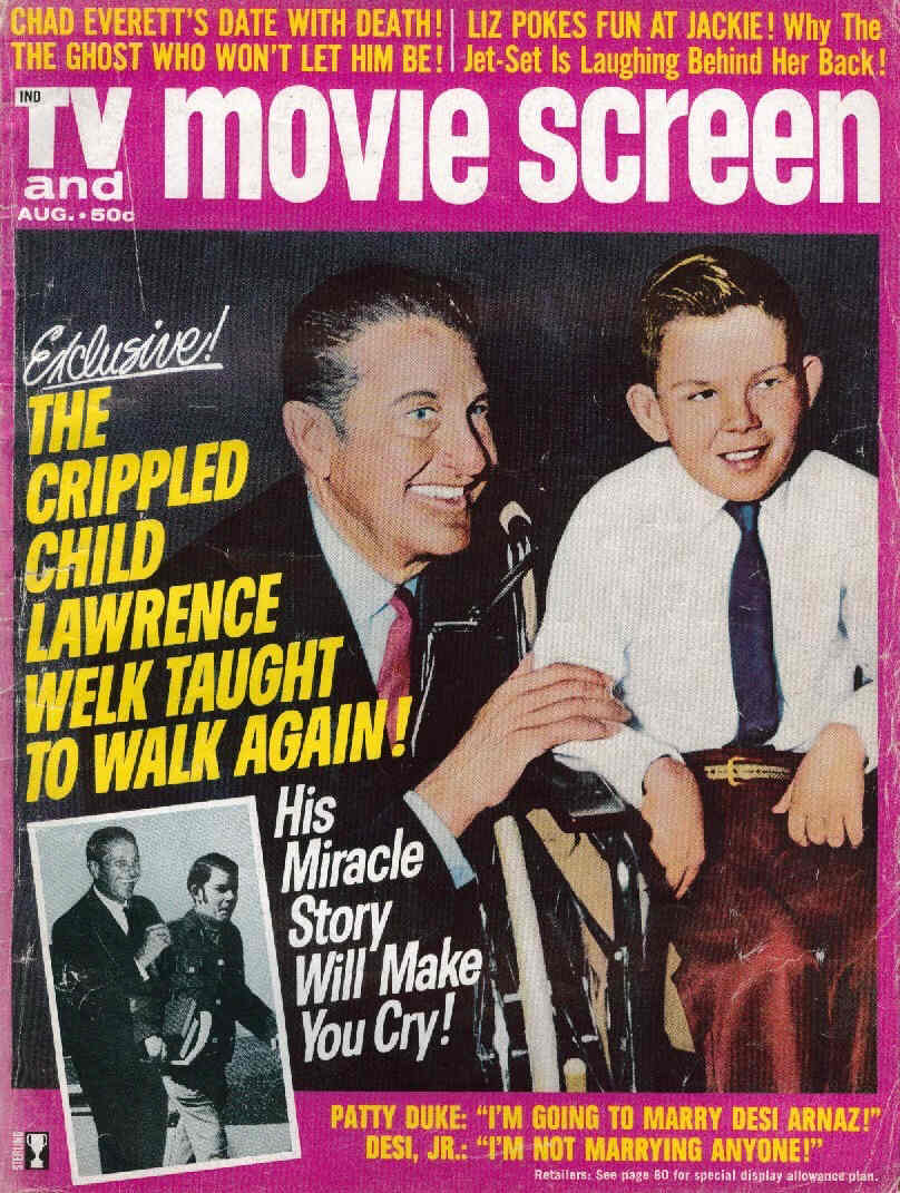 TV AND MOVIE SCREEN magazine side cover August 1971