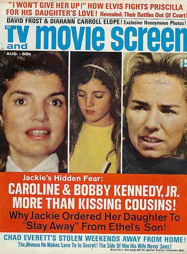 TV AND MOVIE SCREEN magazine side cover August 1972