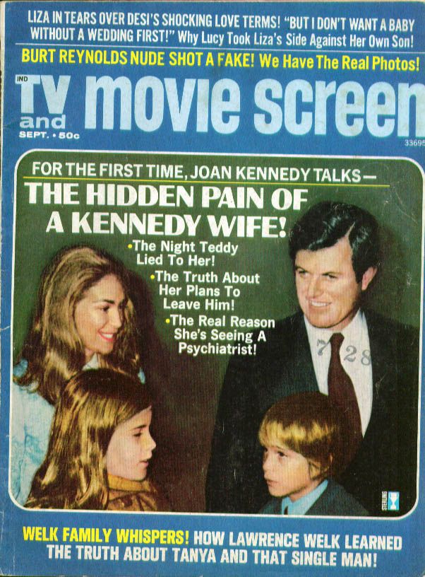 TV AND MOVIE SCREEN magazine side cover September 1972