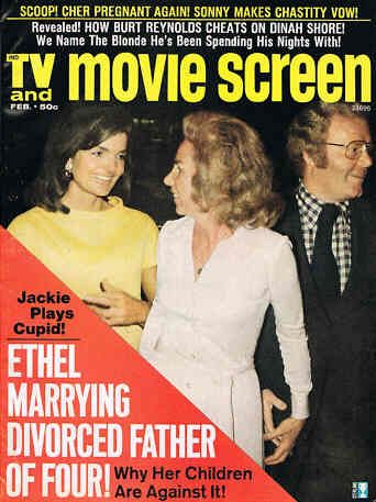 TV AND MOVIE SCREEN magazine side cover February 1973