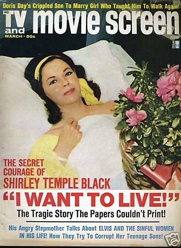 TV AND MOVIE SCREEN magazine side cover March 1973