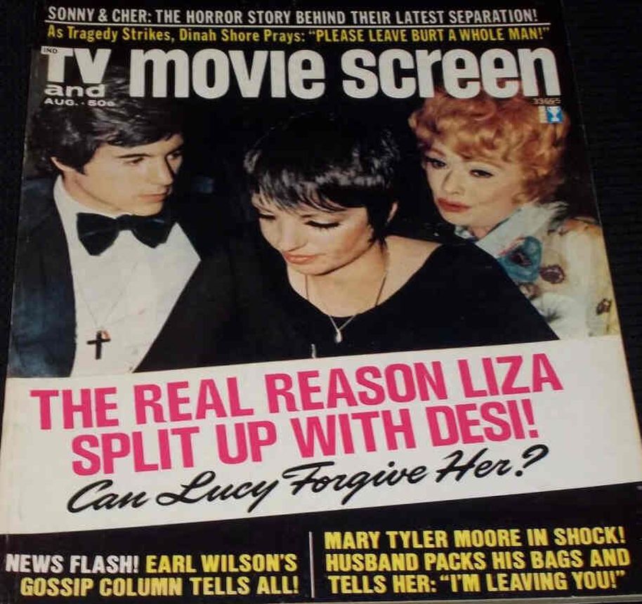 TV AND MOVIE SCREEN magazine side cover August 1973