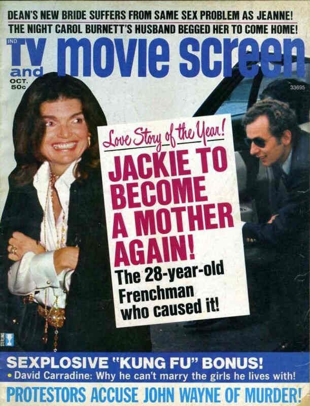 TV AND MOVIE SCREEN magazine side cover October 1973