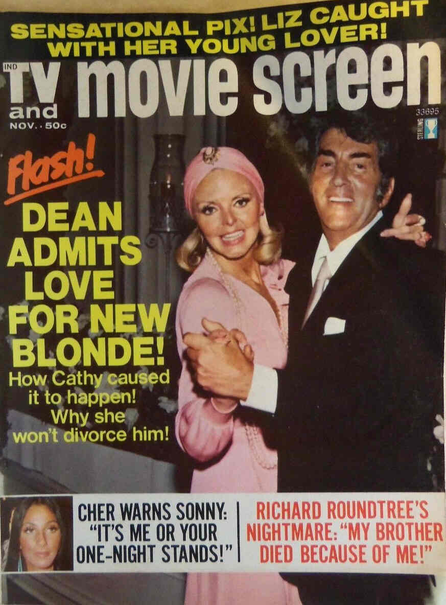 TV AND MOVIE SCREEN magazine side cover November 1973