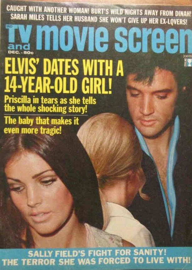 TV AND MOVIE SCREEN magazine side cover December 1973