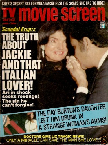 TV AND MOVIE SCREEN magazine side cover January 1974