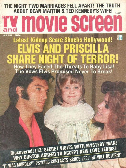 TV AND MOVIE SCREEN magazine side cover April 1974
