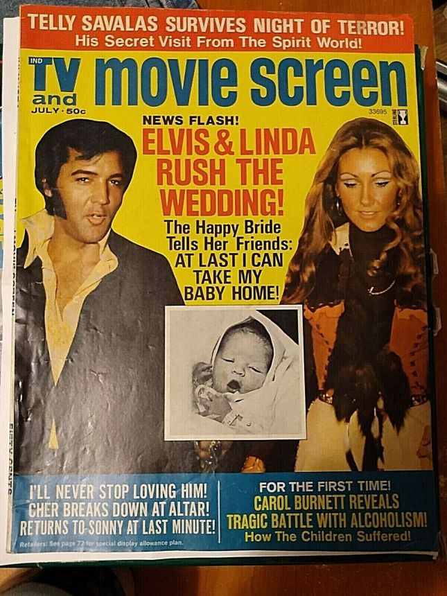 TV AND MOVIE SCREEN magazine side cover July 1974