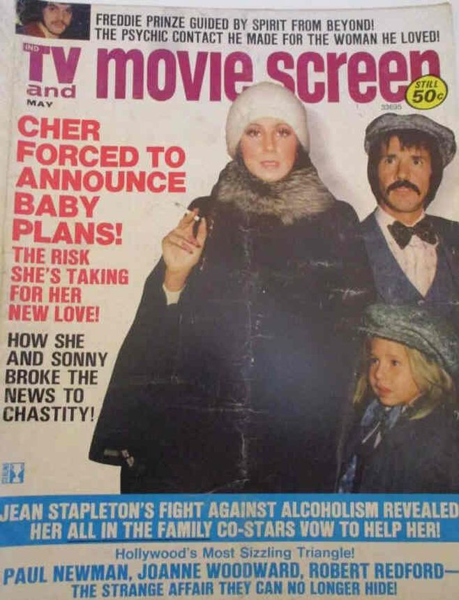 TV AND MOVIE SCREEN magazine side cover May 1975