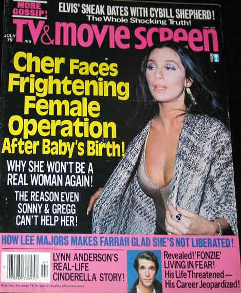 TV AND MOVIE SCREEN magazine side cover July 1976